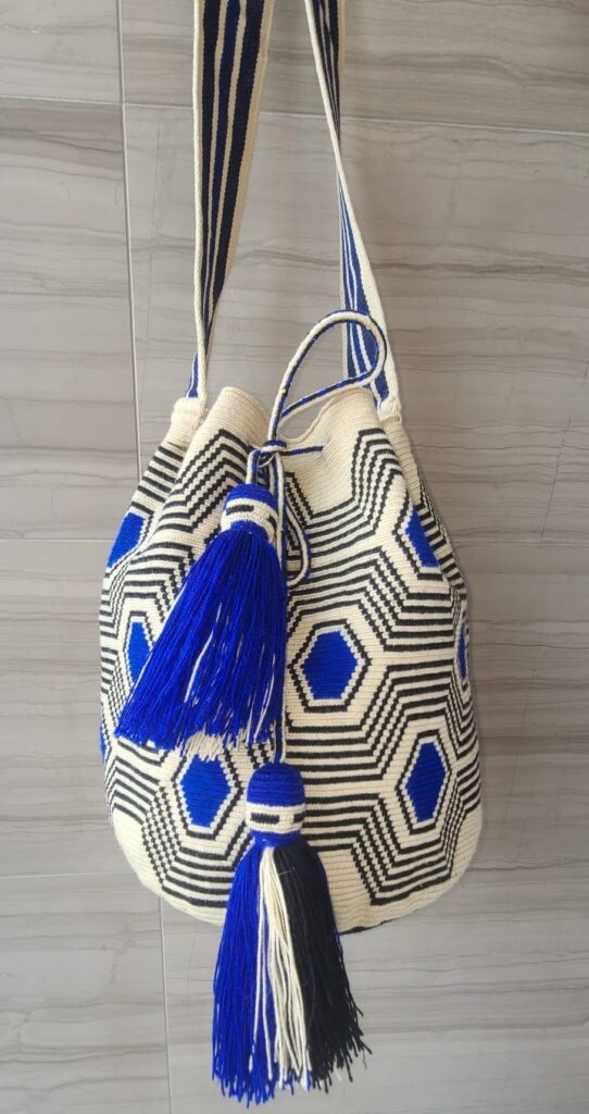 Bag Blue Polygon